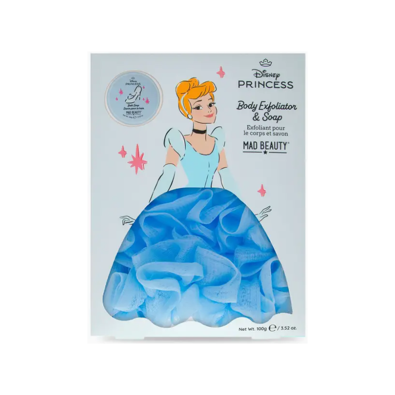 Coffret Princesse : exfoliant et savon pour le corps  Cendrillon