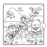 Coloriage Cosy Colo Snuggly Friends Mes Jolies Saisons