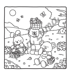 Coloriage Cosy Colo Snuggly Friends Mes Jolies Saisons