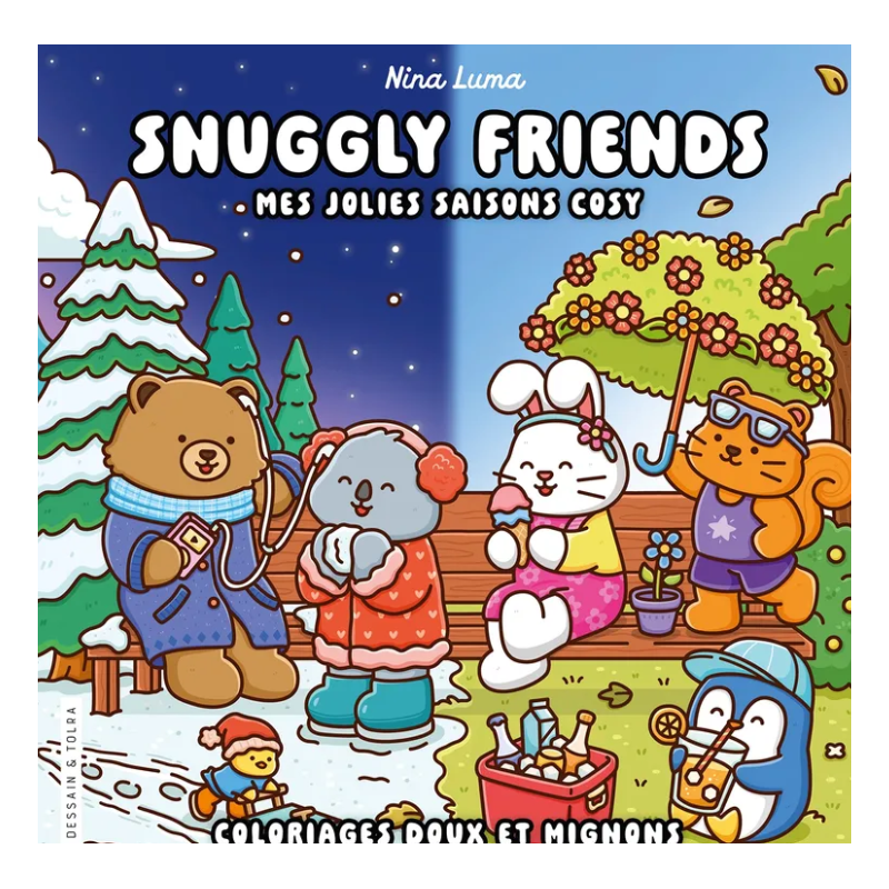 Coloriage Cosy Colo Snuggly Friends Mes Jolies Saisons