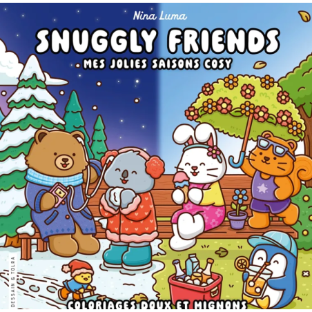 Coloriage Cosy Colo Snuggly Friends Mes Jolies Saisons