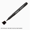 Feutre Noir Pro Fine Tip Acrylique Paint Marker Kingart APF0110