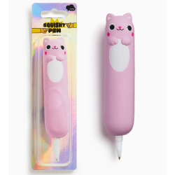 STYLO SQUISHY CHAT ROSE KAWAII