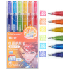 Pack de 6 stylos gel à paillettes Arc En Ciel Languo P600-28