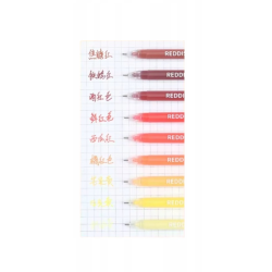 Stylos gel x 9 à pointe...