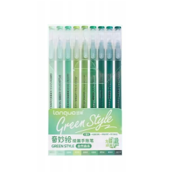 Stylos gel x 9 à pointe...