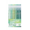 Stylos gel x 9 à pointe fine Green Languo
