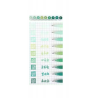 Stylos gel x 9 à pointe fine Green Languo