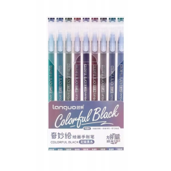 Stylos gel x 9 à pointe...
