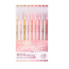 Stylos gel x 9 à pointe fine Couleurs Skin Languo