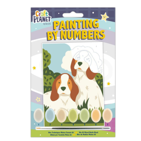 Kit de peinture aux numéros Chiens