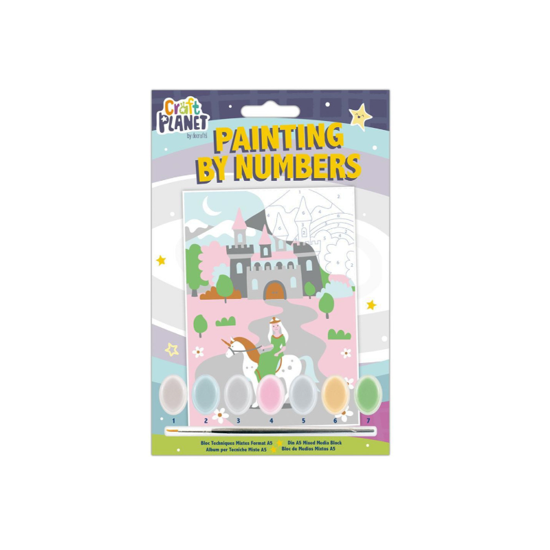Kit de peinture aux numéros Château de contes de fées