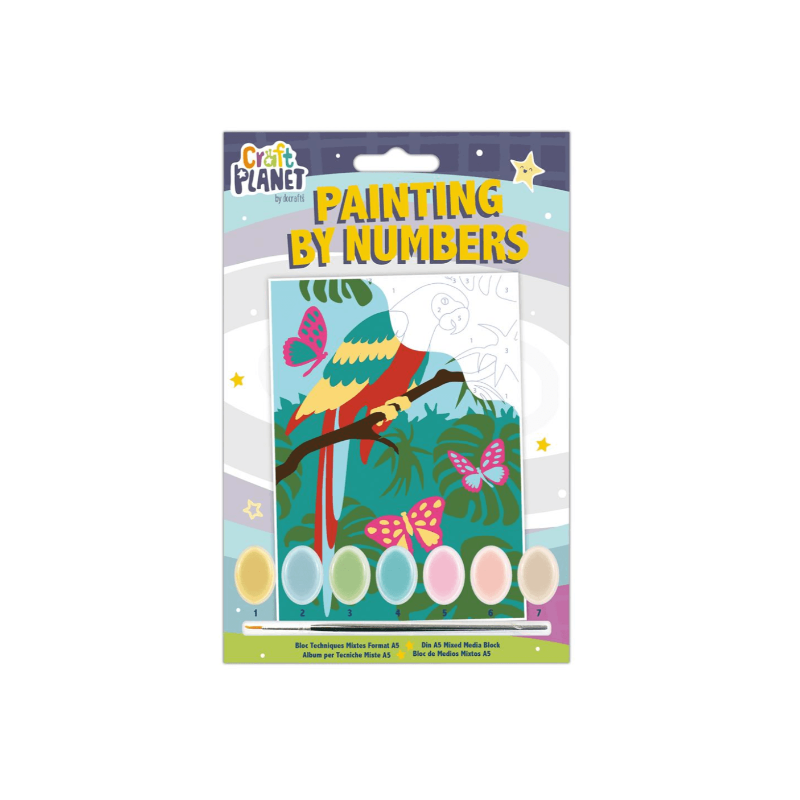 Kit de peinture aux numéros Perroquet