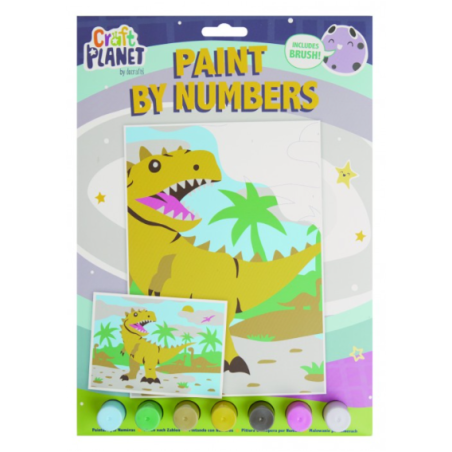 Peinture par numéros Dinosaure  Craft Planet