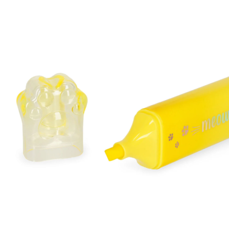 Surligneur MEOW Jaune Legami
