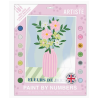 Peinture aux numéros  Vase de fleurs