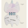 Carnet Spirale A6 Licorne kawaii