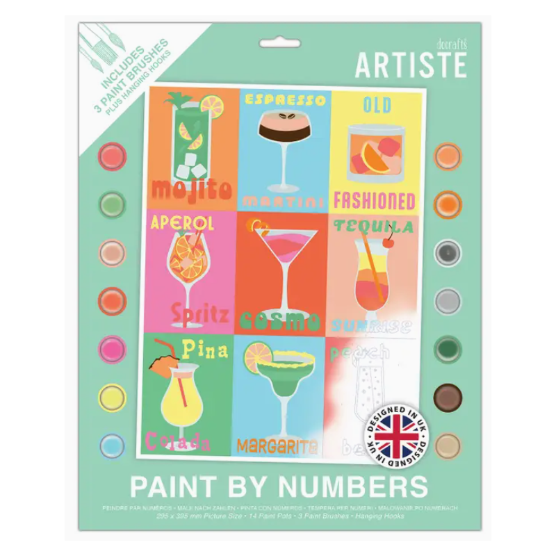Peinture au numéros Cocktail
