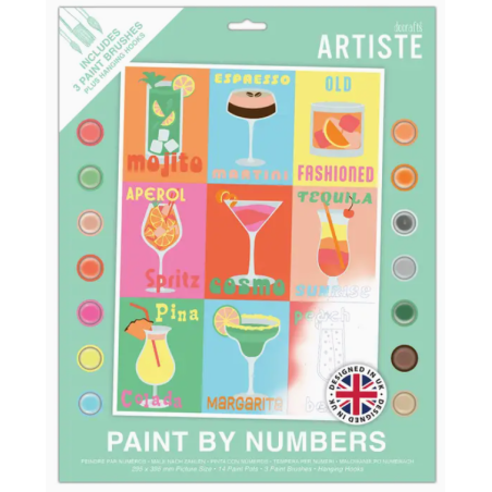 Peinture au numéros Cocktail