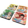 Pack de 4 Dessous de Verre Personnages ONE PIECE