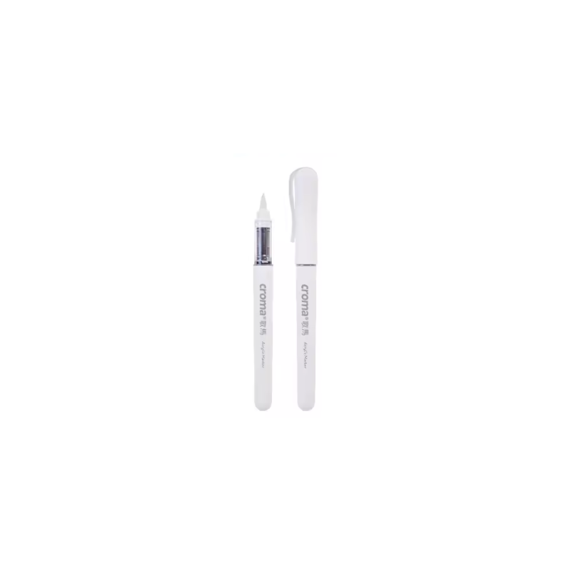Feutre Acrylique Blanc Croma S000