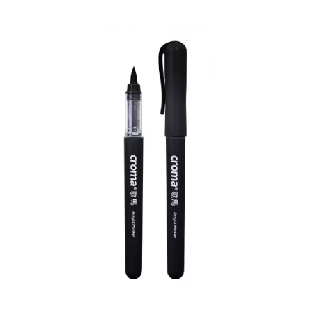 Feutre Acrylique Noir Croma S100