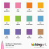 Stylo Gel 12 Pastel Couleurs Kingart
