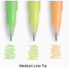 Stylo Gel 12 Pastel Couleurs Kingart
