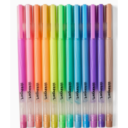 Stylo Gel 12 Pastel Couleurs Kingart