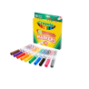 Feutres de Coloriage Crayola à Pointe Large Couleurs Classiques