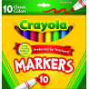 Feutres de Coloriage Crayola à Pointe Large Couleurs Classiques