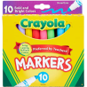Feutres à pointe large Crayola Couleurs Vives