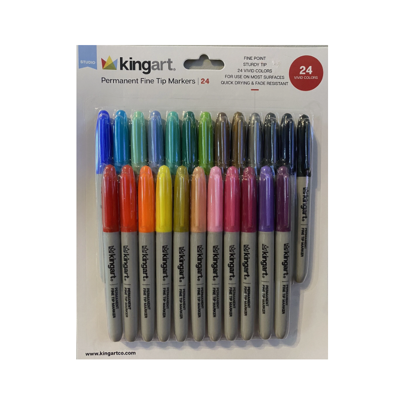 Feutres Permanent À Pointe Fine kingart