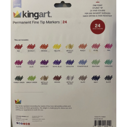 Feutres Permanent À Pointe Fine kingart