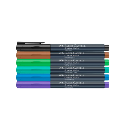 Set de 6 Feutres à eau Faber-Castell Forêt