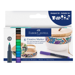 Set de 6 Feutres à eau Faber-Castell Forêt