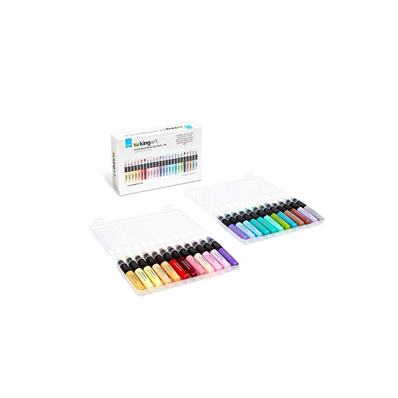 Set de 24 Pastel Gel Stick Kingart
