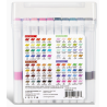 SET DE 80 Feutres Acryliques  Kingart