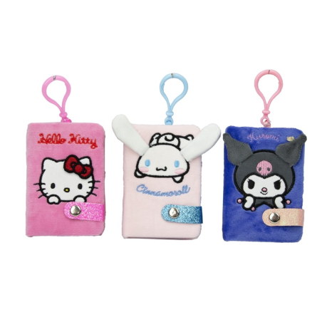 Blind Box Bag Clip Mini Carnet Peluche Hello Kitty & Friends