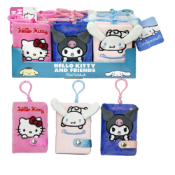 Blind Box Bag Clip Mini Carnet Peluche Hello Kitty & Friends