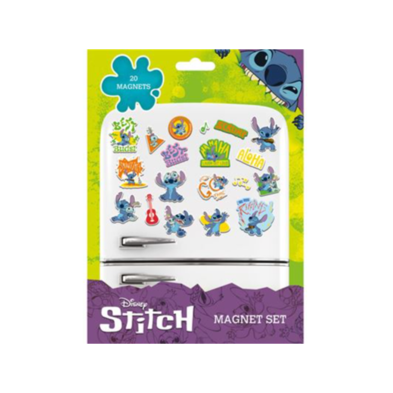 Set de 20 magnets Stitch & Souillon DISNEY