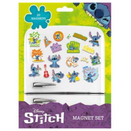 Set de 20 magnets Stitch & Souillon DISNEY