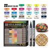 SET DE 22 PACKS ACRYLIQUE POINTE FINE ESSENTIELS 07MM