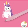 Stylo à Bille Lumineux LICORNE Writing is Magic LEGAMI