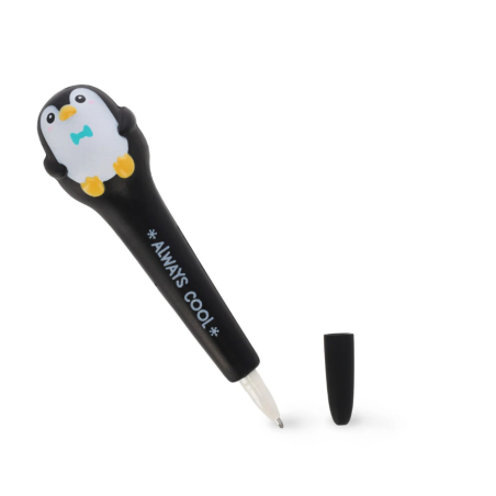 Stylo à Encre Gel Antistress PINGOUIN Squeezies LEGAMI