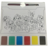 Livre de coloriage aquarelle Pat Patrouille 20x20cm
