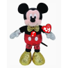 Peluche rouge pailleté Mickey Mouse Disney