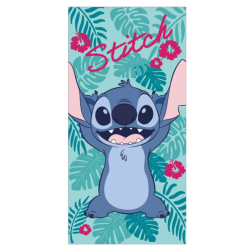 Serviette de plage  Stitch Fleur Disney 70x140cm