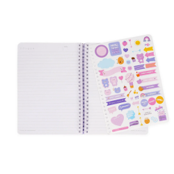 Cahier Ligné A5 à Couverture Rigide Illustrée  Teddy Bear Avec Spirale LEGAMI
