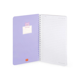 Cahier Ligné A5 à Couverture Rigide Illustrée  Teddy Bear Avec Spirale LEGAMI